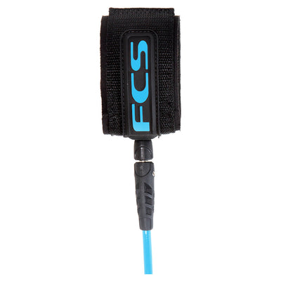 FCS 8ft Regular Classic Leash - Blue - Buy online today at Down the Line Surf. International shipping available.