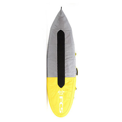 FCS 3DxFit Flight Funboard Boardbag - Yellow - Buy online today at Down the Line Surf. International shipping available.