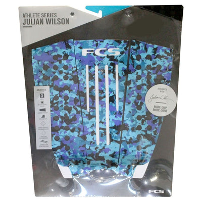 FCS Julian Wilson Deck Pad - Blue/Camo White - Buy online today at Down the Line Surf. International shipping available.