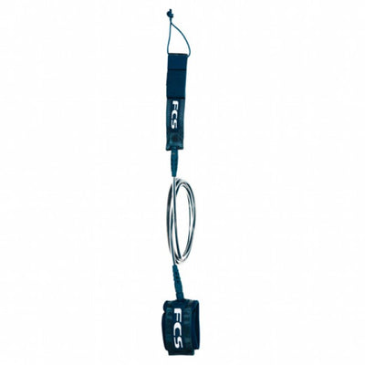 FCS 8ft Regular Leash - Slate - Buy online today at Down the Line Surf. International shipping available.