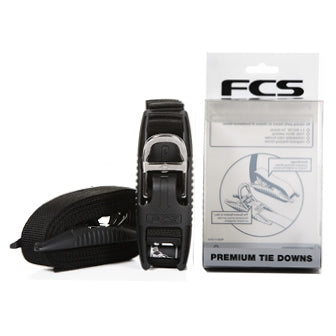 FCS Cam Lock Tie Downs - Buy online today at Down the Line Surf. International shipping available.