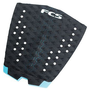 FCS T1 Deck Pad - Black/Teal - Buy online today at Down the Line Surf. International shipping available.