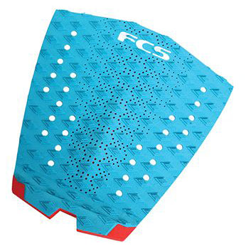 FCS T1 Deck Pad - Teal/Red - Buy online today at Down the Line Surf. International shipping available.