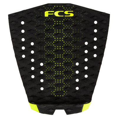 FCS T1 Deck Pad - Black/Acid - Buy online today at Down the Line Surf. International shipping available.