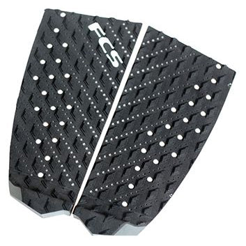 FCS Essential Series T2 Deck Pad - Black/Charcoal - Buy online today at Down the Line Surf. International shipping available.