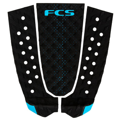 FCS T3 3 Piece Deck Pad - Black/Blue - Buy online today at Down the Line Surf. International shipping available.