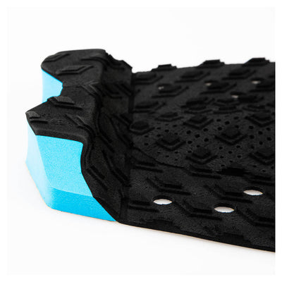 FCS T3 3 Piece Deck Pad - Black/Blue - Buy online today at Down the Line Surf. International shipping available.