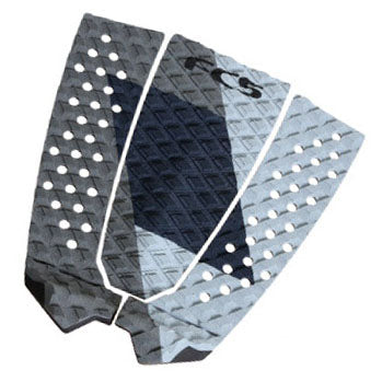 FCS Toledo 3 Piece Deck Pad - Coal - Buy online today at Down the Line Surf. International shipping available.