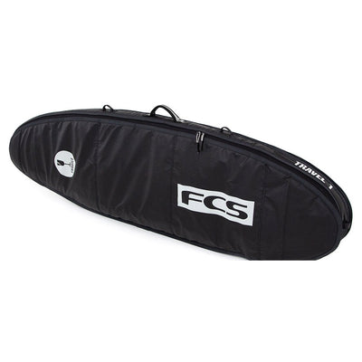 FCS Travel 1 Funboard Cover - Black - Buy online today at Down the Line Surf. International shipping available.