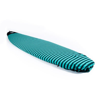 FCS Stretch Fish/Funboard Sock - Green/Stripe - Buy online today at Down the Line Surf. International shipping available.