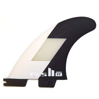 FCS II Filipe Toledo PC Tri Fin Set - Off White/Black - Medium - Buy online today at Down the Line Surf. International shipping available.