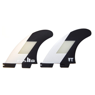 FCS II Filipe Toledo PC Tri Fin Set - Off White/Black - Medium - Buy online today at Down the Line Surf. International shipping available.