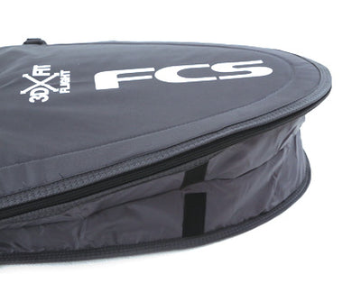 FCS 3DxFit Flight Longboard Boardbag - Charcoal - Buy online today at Down the Line Surf. International shipping available.