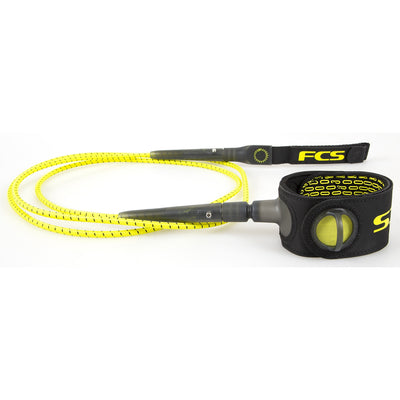FCS Freedom Leash 6ft - Acid - Buy online today at Down the Line Surf. International shipping available.