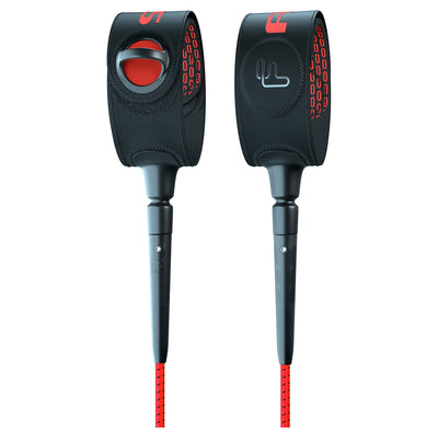 FCS Freedom Leash 6ft - Fire - Buy online today at Down the Line Surf. International shipping available.