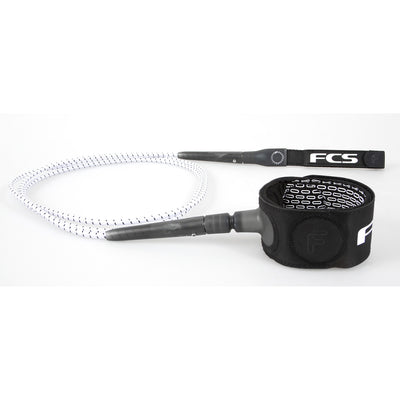 FCS Freedom Leash 6ft - Ice - Buy online today at Down the Line Surf. International shipping available.