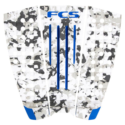 FCS Julian Wilson Deck Pad - Grey Camo/Cobalt - Buy online today at Down the Line Surf. International shipping available.