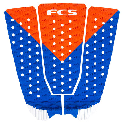 FCS Kolohe Andino 3 Piece Deck Pad - Red/White/Blue - Buy online today at Down the Line Surf. International shipping available.