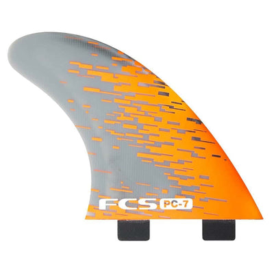 FCS PC-7 Tri Fin Set - Orange - Buy online today at Down the Line Surf. International shipping available.
