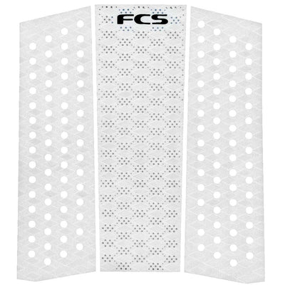 FCS T3 3 Piece Mid Deck Pad - White - Buy online today at Down the Line Surf. International shipping available.