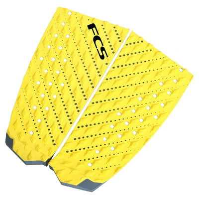 FCS Essential Series T2 Deck Pad - Yellow/Slate - Buy online today at Down the Line Surf. International shipping available.