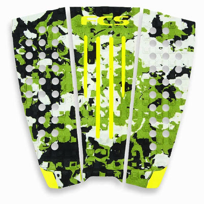 FCS Julian Wilson Deck Pad - Camo/Acid - Buy online today at Down the Line Surf. International shipping available.