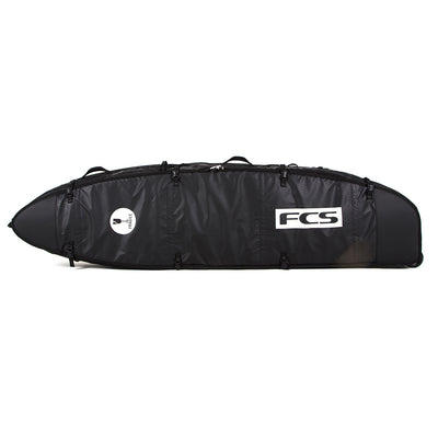 FCS Travel 3 Wheely Funboard Cover - Black - Buy online today at Down the Line Surf. International shipping available.