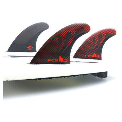 FCS II Sharp Eye PC Tri Fin Set - Buy online today at Down the Line Surf. International shipping available.