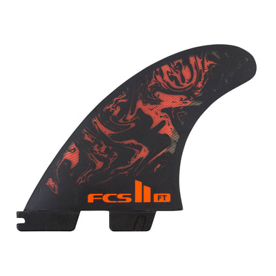 FCS II Filipe Toledo PC Tri Fin Set - Red/Black - Medium - Buy online today at Down the Line Surf. International shipping available.