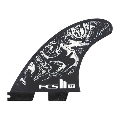 FCS II Filipe Toledo PC Tri Fin Set - White/Black - Medium - Buy online today at Down the Line Surf. International shipping available.