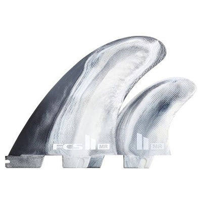 FCS II Mark Richards PC Twin Fin +1 Set - Black White Swirl - Buy online today at Down the Line Surf. International shipping available.