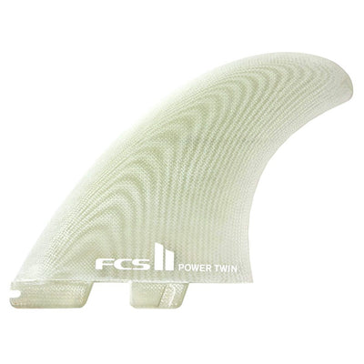 FCS II Power Twin Performance Glass + Stabiliser - Clear - Buy online today at Down the Line Surf. International shipping available.