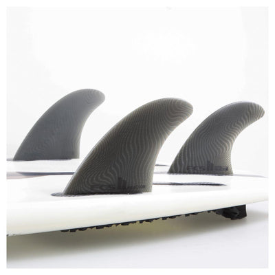 FCS II Reactor Neo Glass Eco Tri Fin Set - Ash - Medium - Buy online today at Down the Line Surf. International shipping available.