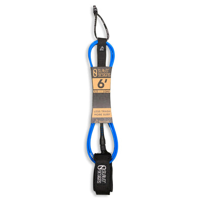 Firewire Slater Designs 6ft Comp Leash - Blue/Black - Buy online today at Down the Line Surf. International shipping available.