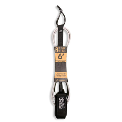 Firewire Slater Designs 6ft Regular Leash - Silver/Black - Buy online today at Down the Line Surf. International shipping available.