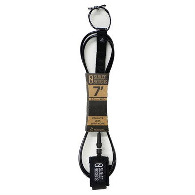 Firewire Slater Designs 7ft Regular Leash - Black/Black - Buy online today at Down the Line Surf. International shipping available.