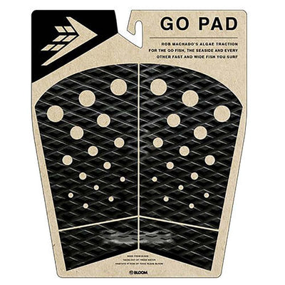 Firewire Go Pad 4 Piece Tail Pad - Black/Charcoal - Buy online today at Down the Line Surf. International shipping available.