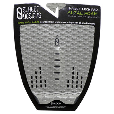 Firewire Slater Designs 5 Piece Arch Tail Pad - Grey/Black - Buy online today at Down the Line Surf. International shipping available.