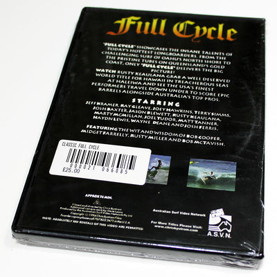 Full Cycle DVD - Buy online today at Down the Line Surf. International shipping available.