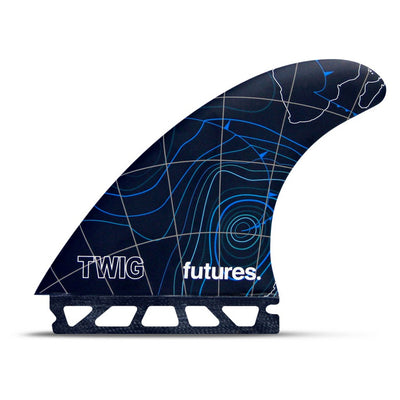 Futures Fins Twiggy 5 Fin - Large - Buy online today at Down the Line Surf. International shipping available.