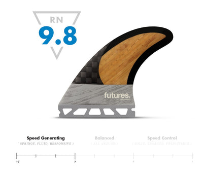 Futures Fins Machado Blackstix Tri Fin Set - Medium - Buy online today at Down the Line Surf. International shipping available.
