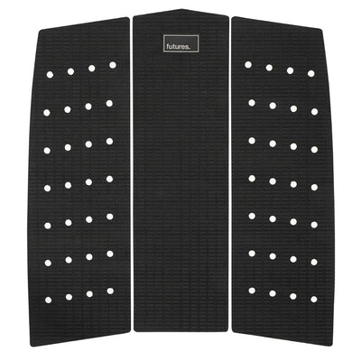 Futures Landing Pad 3 Piece Tail Pad - Black - Buy online today at Down the Line Surf. International shipping available.