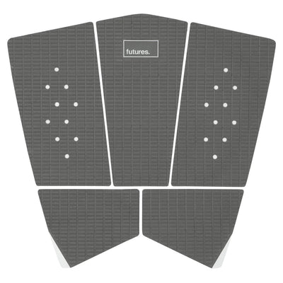 Futures Seafury 5 Piece Tail Pad - Grey - Buy online today at Down the Line Surf. International shipping available.