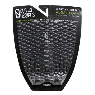 Firewire Slater Designs 5 Piece Arch Tail Pad - Black/Grey - Buy online today at Down the Line Surf. International shipping available.