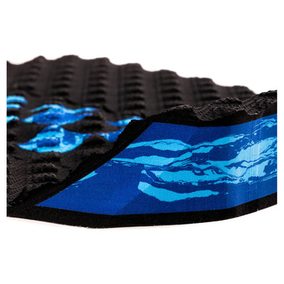 Creatures of Leisure Jack Freestone Lite Performance Tail Pad - Black Cyan Royal Swirl Chex - Buy online today at Down the Line Surf. International shipping available.