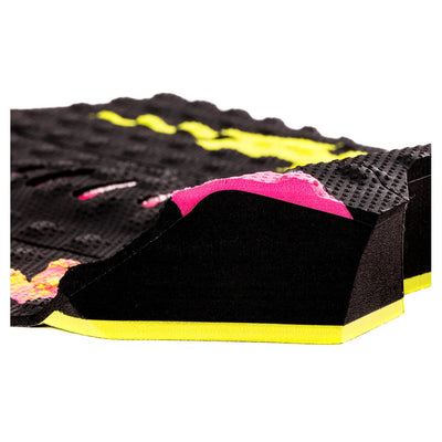 Creatures of Leisure Mick Eugene Fanning Lite Performance Tail Pad - Black Pink Fade Lime - Buy online today at Down the Line Surf. International shipping available.