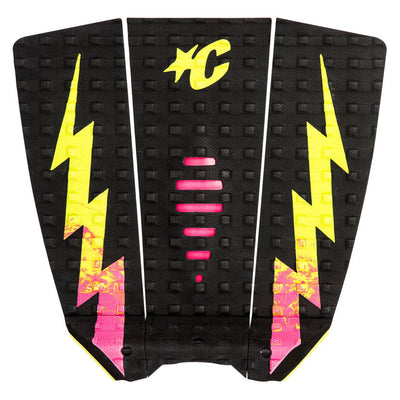 Creatures of Leisure Mick Eugene Fanning Lite Performance Tail Pad - Black Pink Fade Lime - Buy online today at Down the Line Surf. International shipping available.