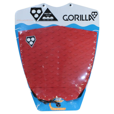 Gorilla Phat One 1 Piece Tail Pad - Red - Buy online today at Down the Line Surf. International shipping available.