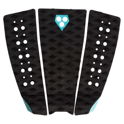 Gorilla Phat Three Deck Pad - Black/Adriatic Blue - Buy online today at Down the Line Surf. International shipping available.