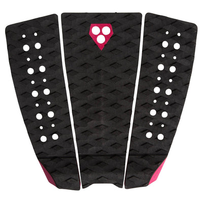 Gorilla Phat Three Deck Pad - Black/Red Plum - Buy online today at Down the Line Surf. International shipping available.